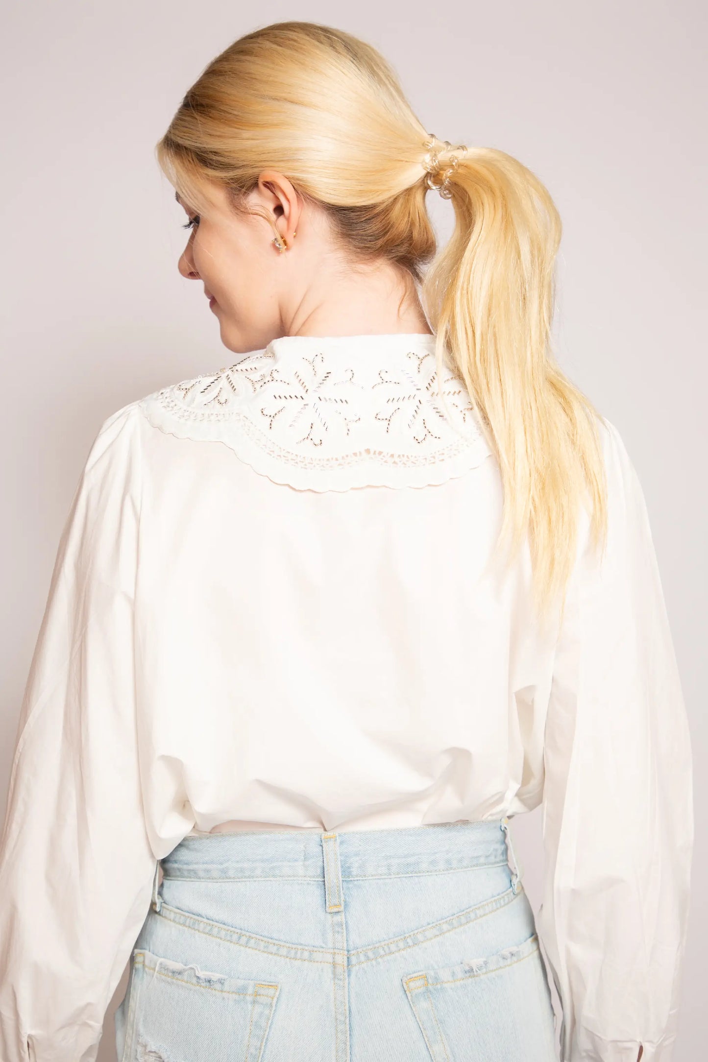 Jasmine Embellished Collar Blouse